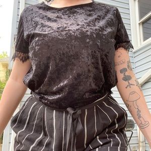 velour velvet top